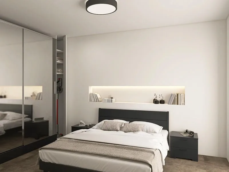 Architetto al lavoro su un progetto d&rsquo;interni